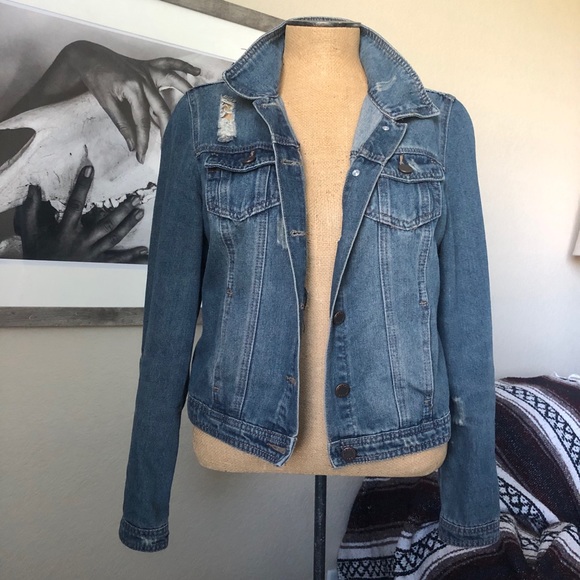 Boom Boom Jeans Jackets & Blazers - Distressed Jean Jacket. Super soft!